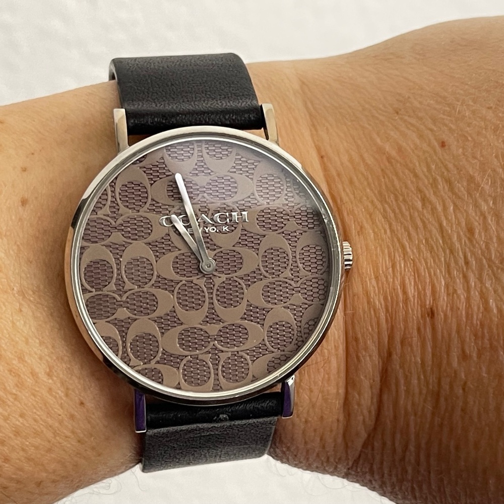 COACH  14503123 Perry Brown Dial Quartz Watch for Women